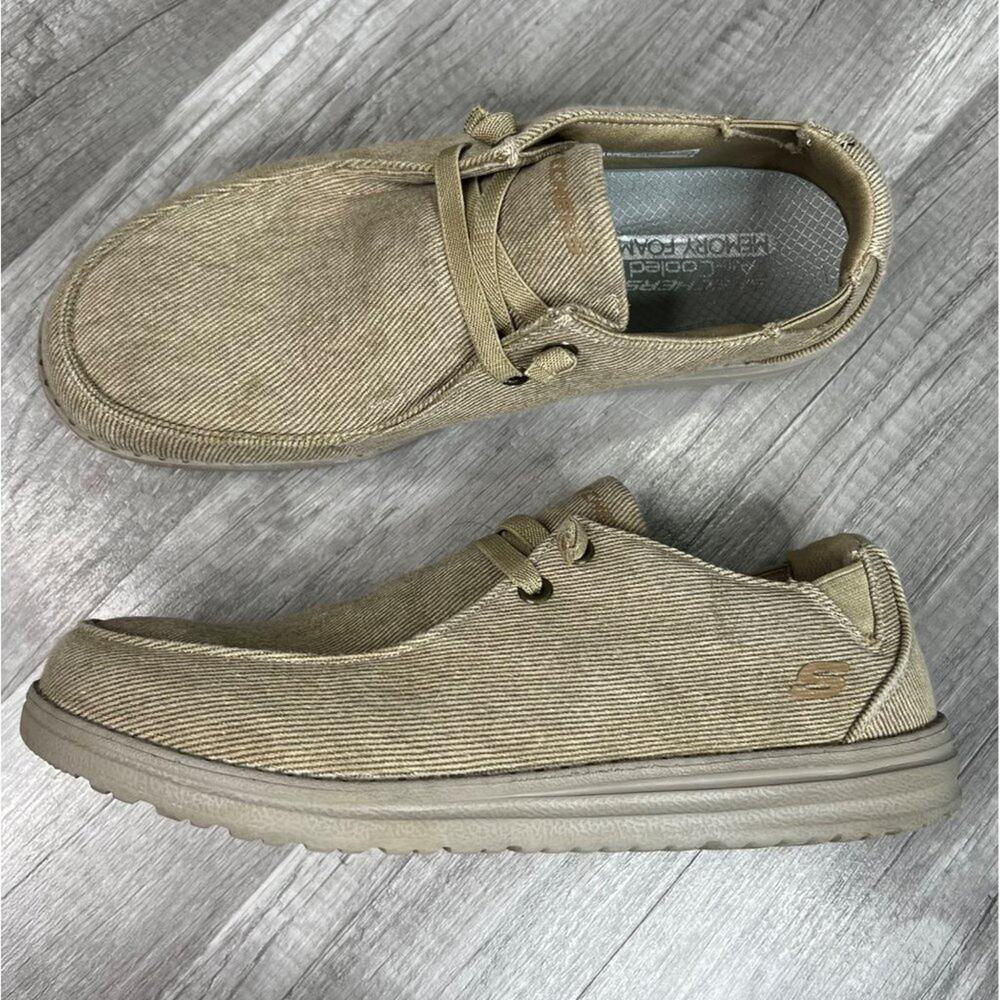 Skechers Melson Raymon Slip on Shoes Tan